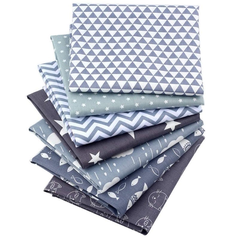 Aubliss 50pcs 100% Cotton Fabric Bundle 10" x 10" PreCut Fat Squares Sheets Printed Floral Sewing Supplies for Patchwork Sewing DIY Crafting Quilting Fabric(50PCS 10"x10", Floral) - Image 5